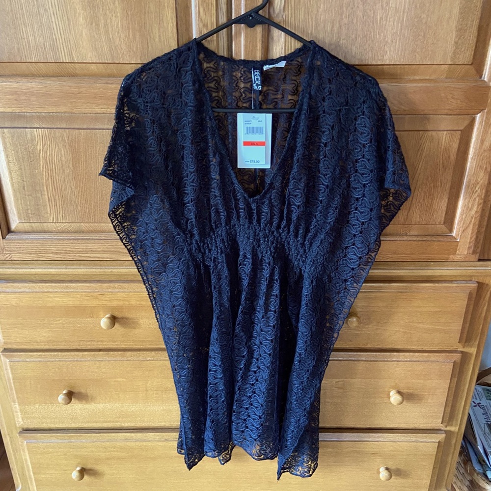 Becca by Rebecca Virtue Black Lace Cover-Up